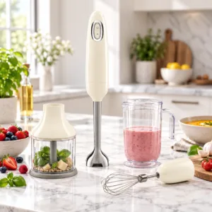 Smeg HBF03CREU màu kem – Máy xay cầm tay 700W phong cách 50’s
