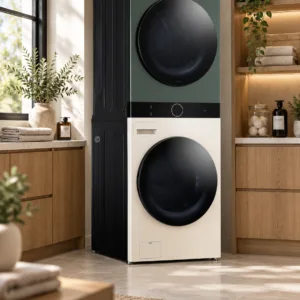 LG WashTower WT2517NHEG 25/17 kg: Sức chứa lớn cho gia đình đông người