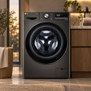 LG FV1410S4B 10 kg: Thiết kế tối màu, TurboWash 360 và AI DD thông minh