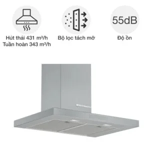 Máy hút mùi Bosch DWB97LM50 Serie 6